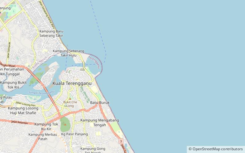 kuala terengganu district location map