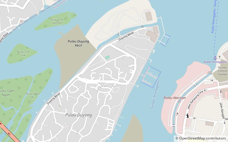 Duyong Old Fort location map