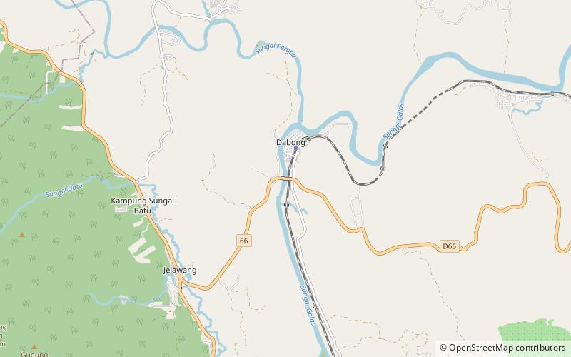 Dabong Bridge location map