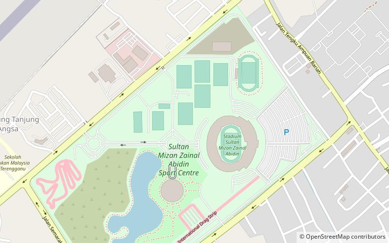 Sultan Mizan Zainal Abidin Stadium location map
