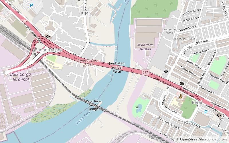 Prai River Bridge location map