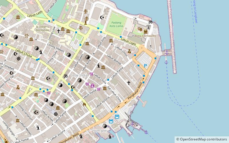 Occupy Beach Street location map