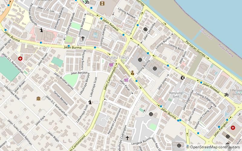 Pulau Tikus Market location map