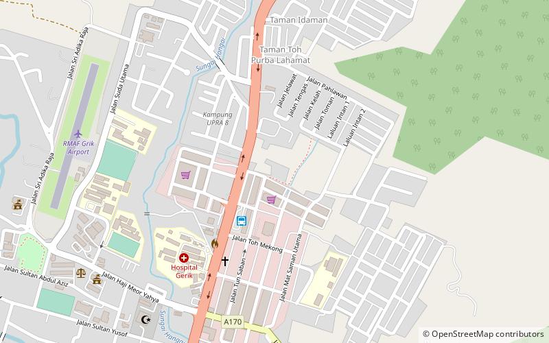 Gerik location map
