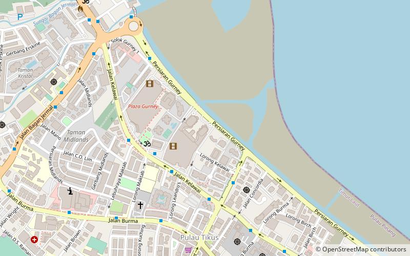 Gurney Paragon location map