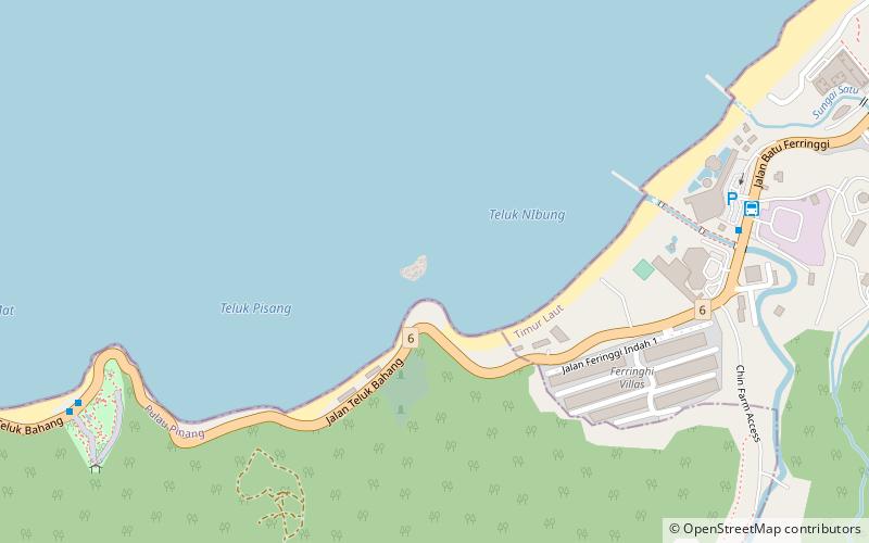Lovers' Isle location map