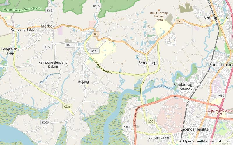 sungai batu sungai petani location map