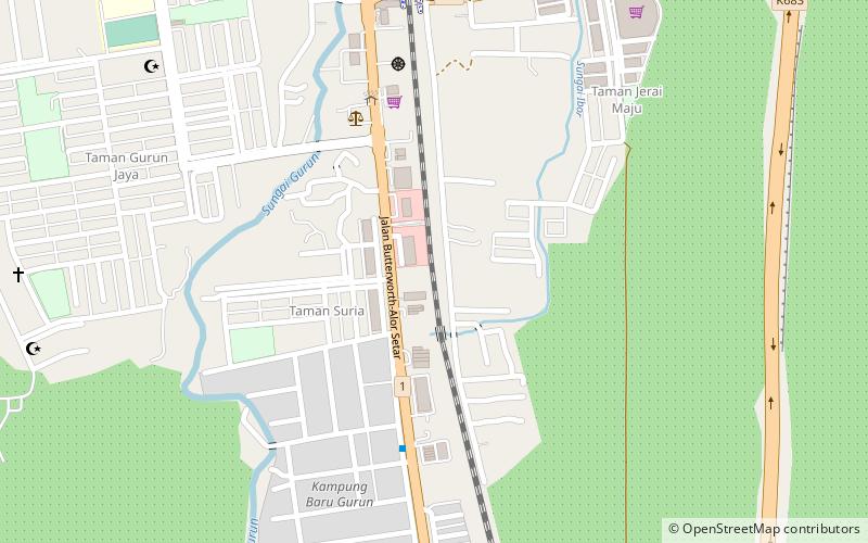 Gurun location map