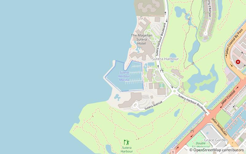 Sutera Harbour location map