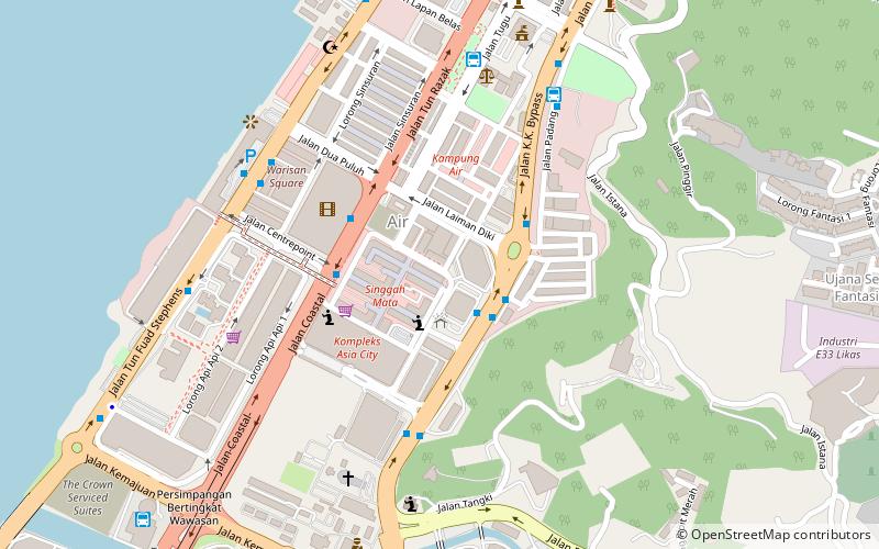 Plaza Shell location map