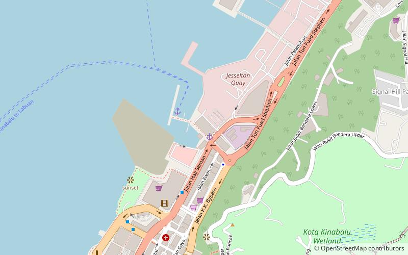 Jesselton Point location map