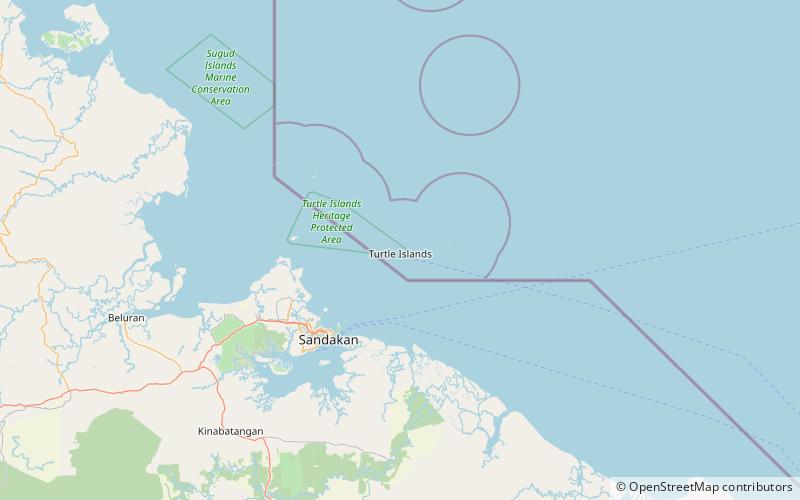 Turtle Islands location map