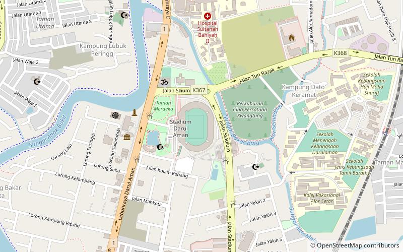 Estadio Darul Aman location map