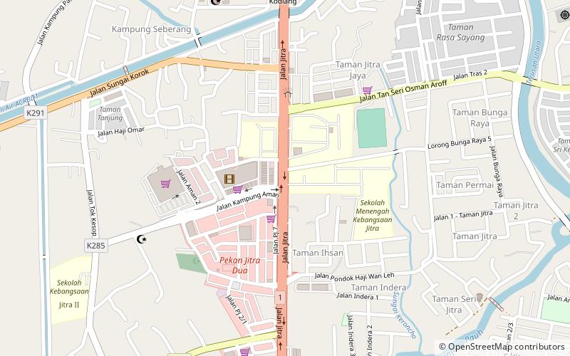 Jitra location map