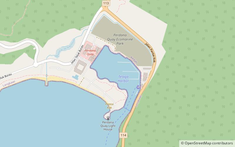 telaga harbor langkawi location map