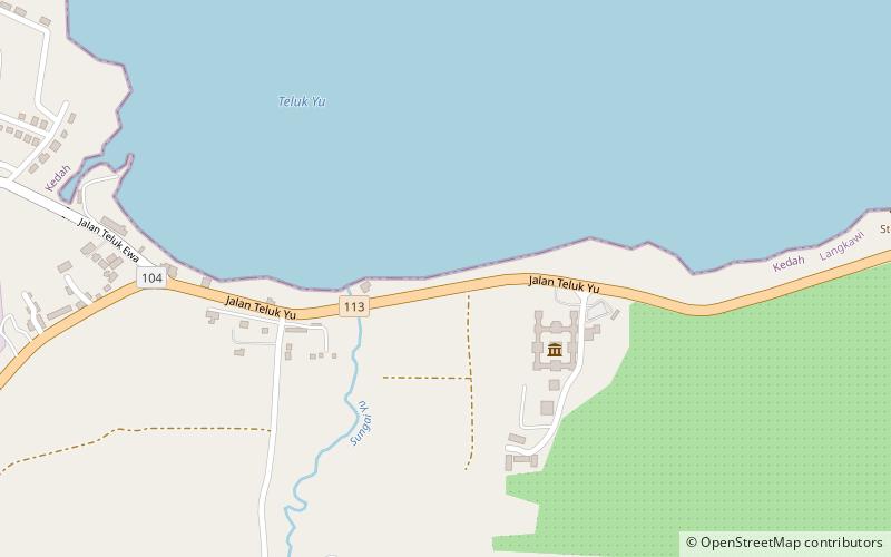 shark bay beach location map
