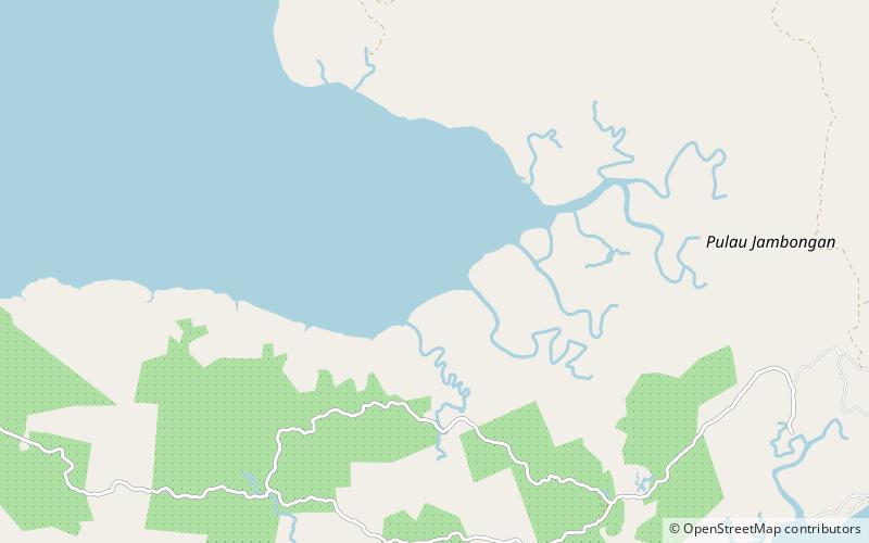 Jambongan Island location map