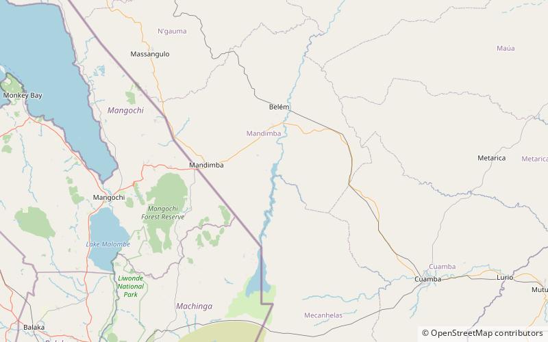 Lago Amaramba location map