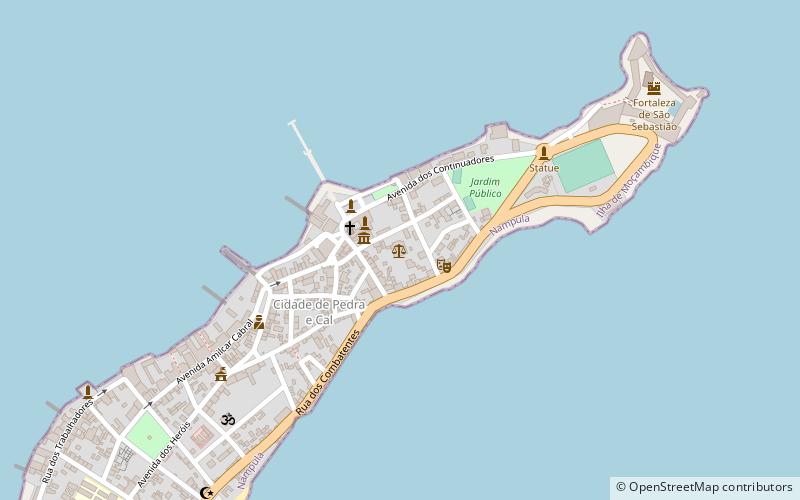 tribunal ilha de mozambique location map