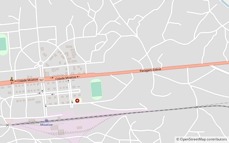 Moatize location map
