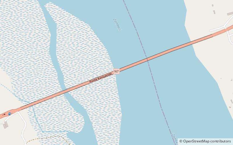 Kassuende Bridge location map