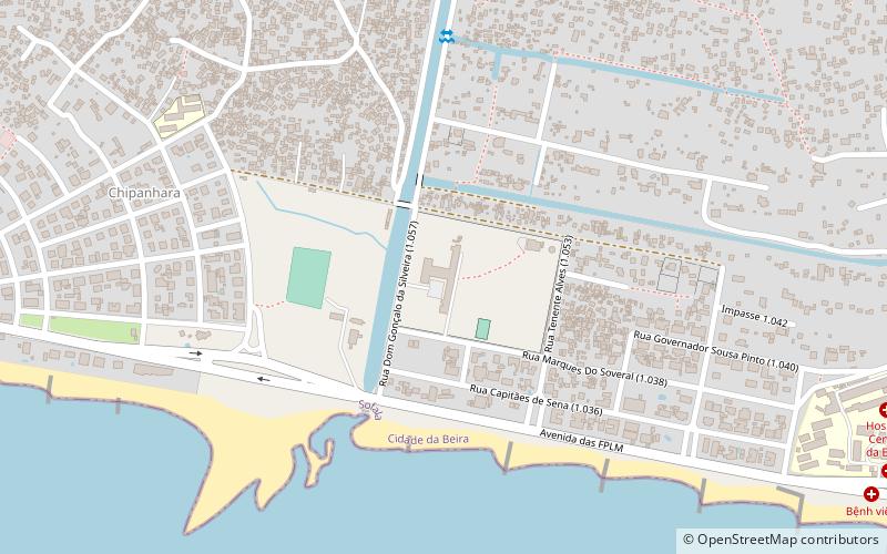 Universidad Católica de Mozambique location map