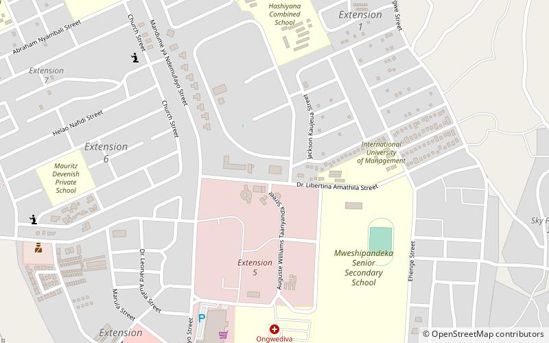 Sam Nujoma Multi Purpose Centre location map