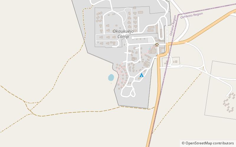 waterhole chalet 1 2w etosha national park location map