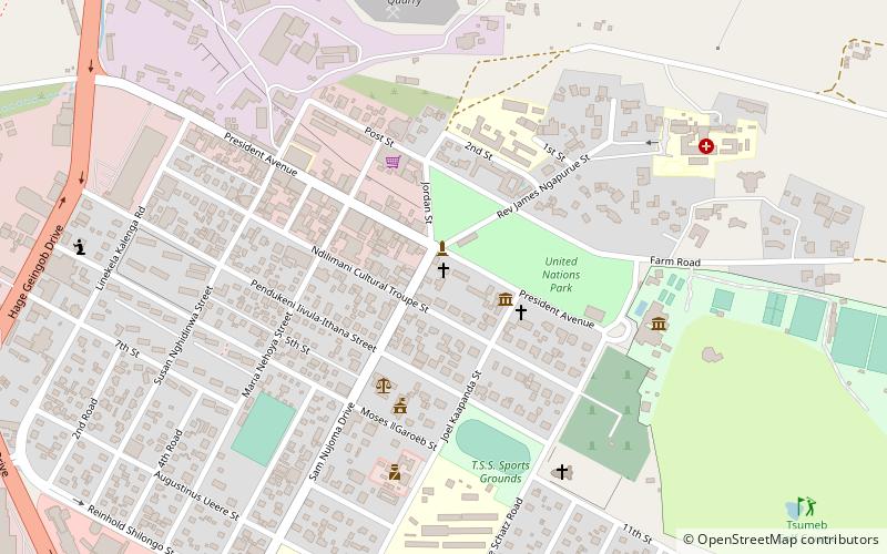 St. Barbara location map