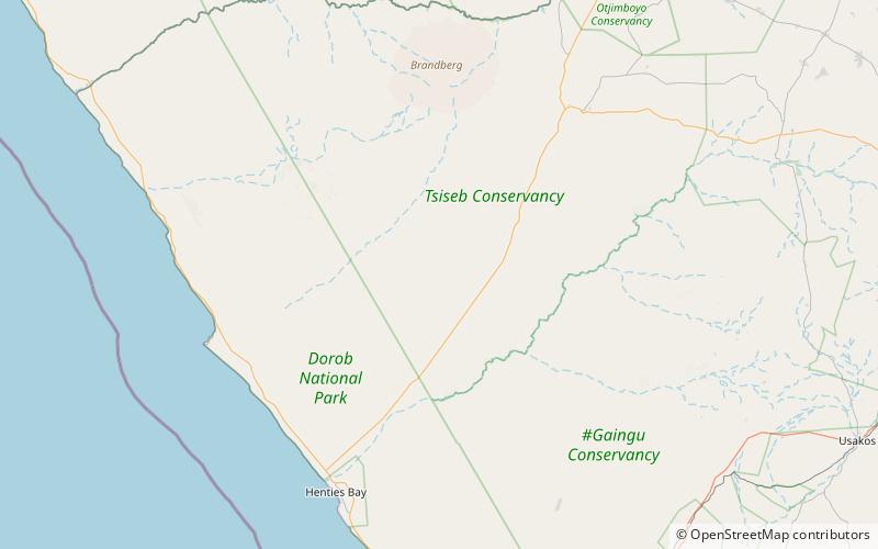 Skelettküste location map