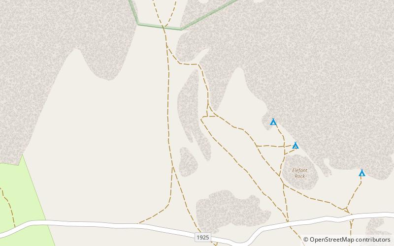 small bushmans paradise spitzkoppe location map