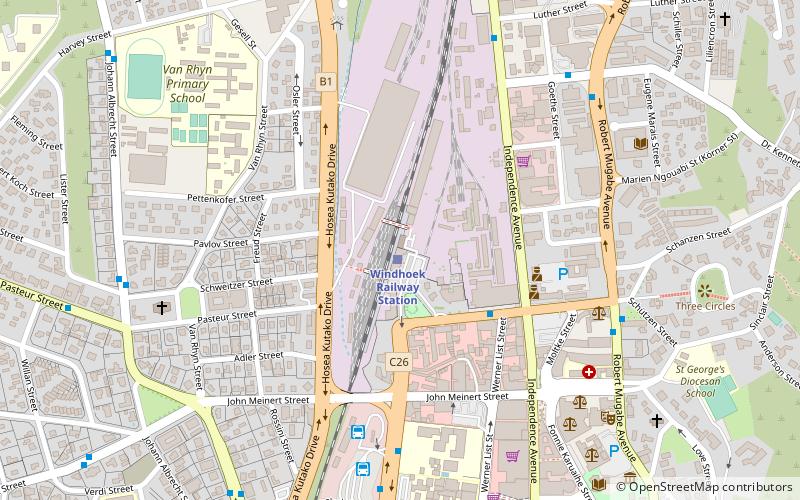 TransNamib location map
