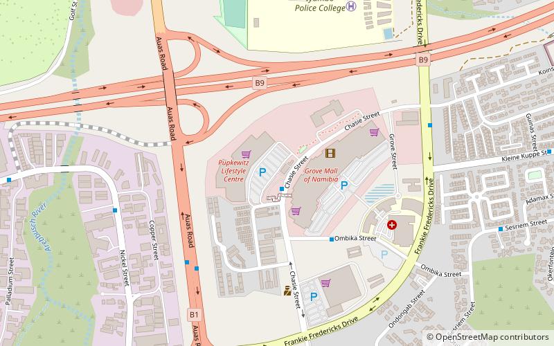 Grove Mall location map