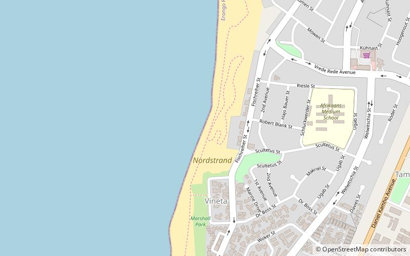 mole swakopmund location map