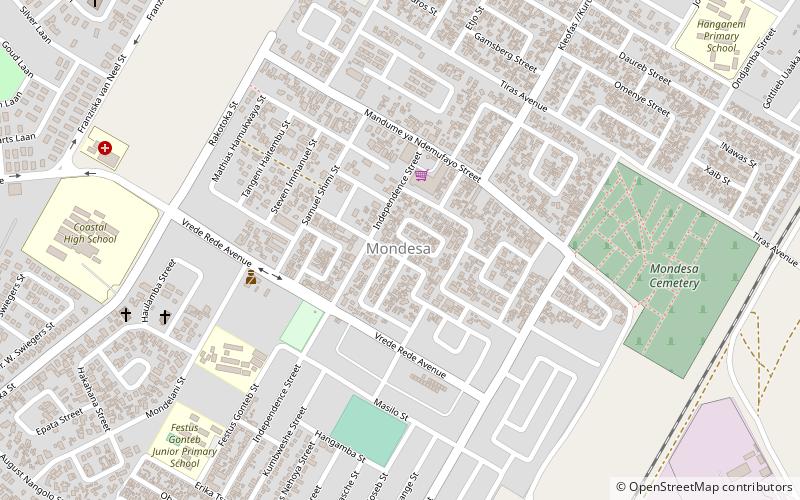 mondesa swakopmund location map