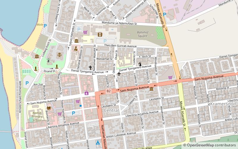 kosciol luteranski swakopmund location map