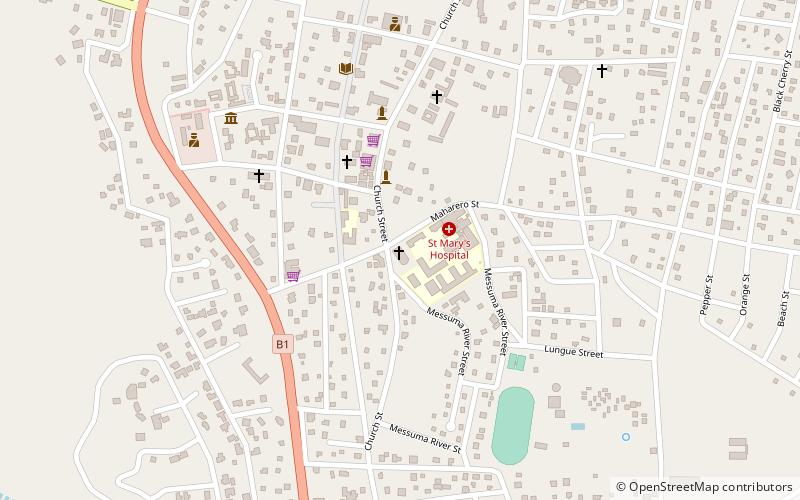 Roman Catholic Church location map