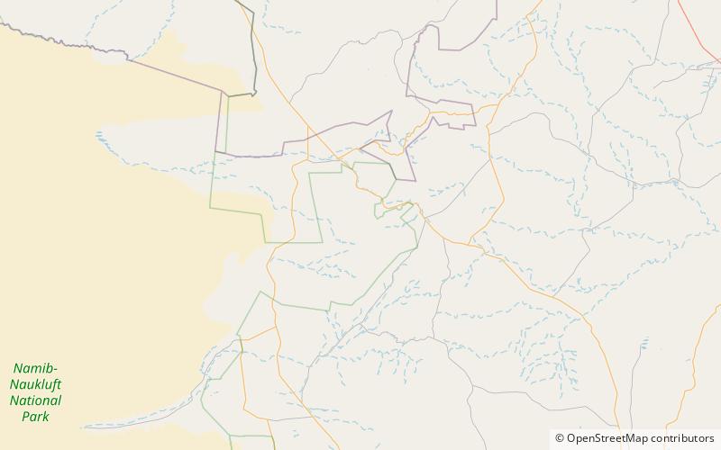 Monts Naukluft location map