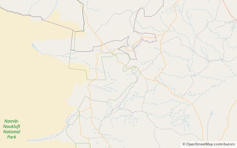 Naukluft Mountains location map