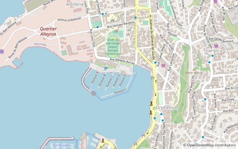 marina port du sud noumea location map