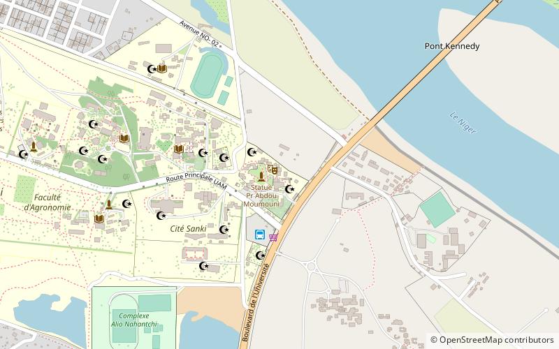 Abdou Moumouni University location map
