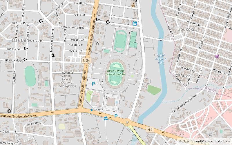 Estadio General Seyni Kountché location map