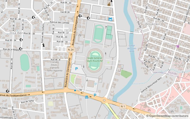 General-Seyni-Kountché-Stadion location map