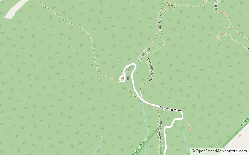 mount pitt parc national de lile norfolk location map