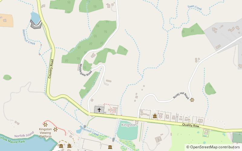 Kingston and Arthur's Vale Historic Area location map