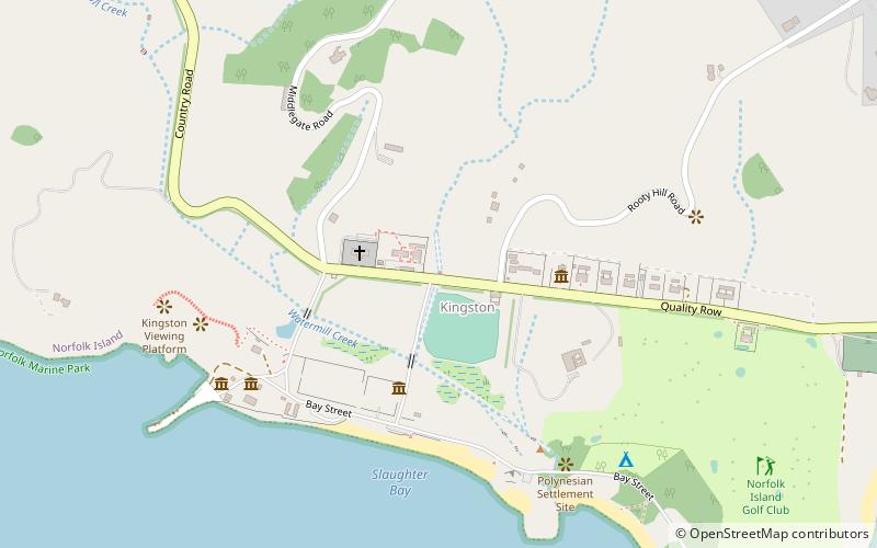 soldiers gully kingston location map