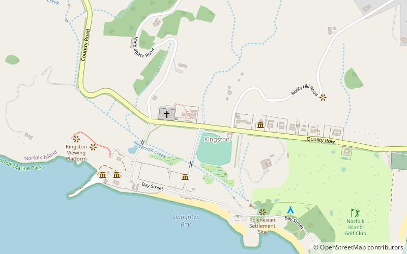 parade ground kingston location map