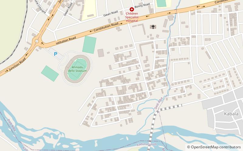 Ahmadou Bello Stadium location map