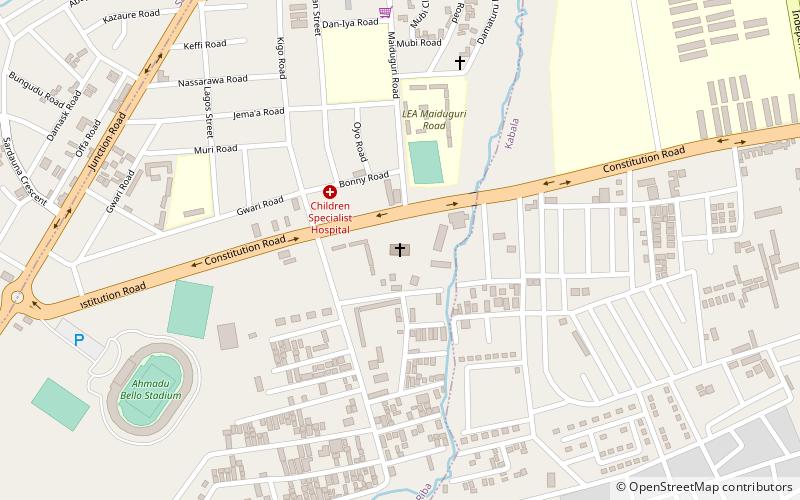 wesley methodist church kaduna location map