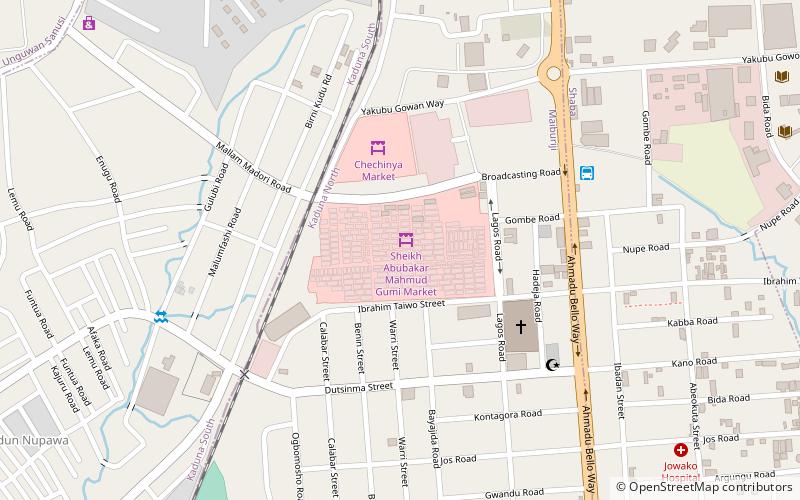 Abubakar Mahmud Gumi Market location map